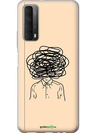Чехол на huawei p smart 2021 мысли "4568u-2100-10746"