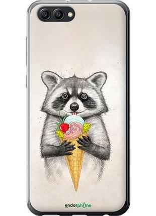 Чохол на huawei honor v10 / view 10 єнотик з морозивом "4602u-1579-10746"