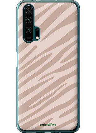 Чехол на huawei honor 20 pro зебра беж "4875u-1702-10746"