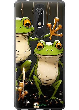 Чехол на nokia 5.1 жабки 2 "5657u-1529-10746"