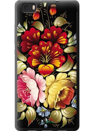 Чехол на huawei ascend p8 lite хохлома 6 "829u-126-10746"