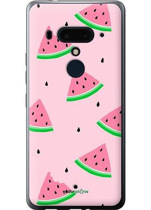 Чехол на htc u12 plus розовый арбуз "4314u-1712-10746"