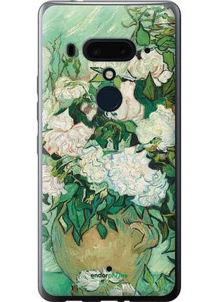 Чохол на htc u12 plus вінсент ван гог. ваза з трояндами "5543u-1712-10746"