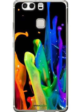 Чехол на huawei p9 plus брызги краски "3957u-300-10746"