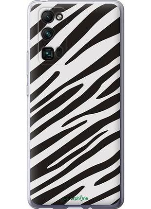 Чехол на huawei honor 30 pro классическая зебра "4874u-1920-10746"