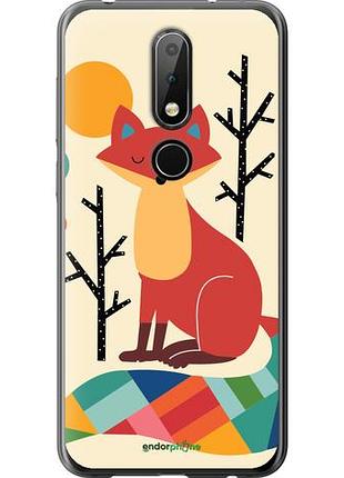 Чехол на nokia 6.1 plus rainbow fox "4010u-1539-10746"