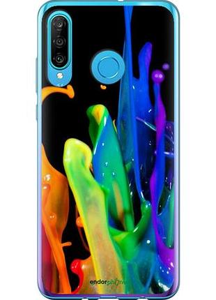 Чехол на huawei p30 lite брызги краски "3957u-1651-10746"