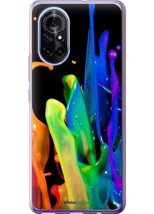 Чехол на huawei nova 8 брызги краски "3957u-2245-10746"