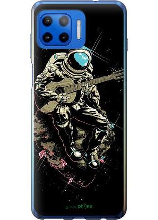 Чехол на motorola moto g plus космонавт с гиратой "4138u-2202-10746"