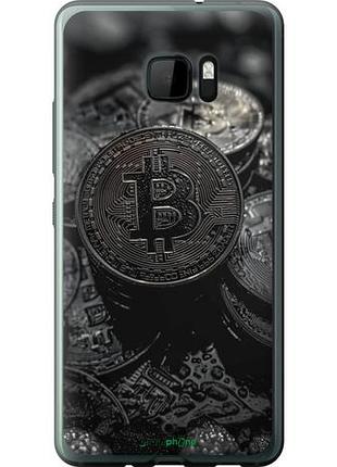 Чехол на htc u ultra black bitcoin "6090u-833-10746"