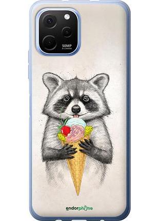 Чехол на huawei nova y61 енотик с мороженым "4602u-2983-10746"