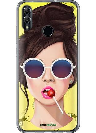 Чохол на huawei honor 10 lite дівчина з чапа-чупсом "3979u-1618-10746"