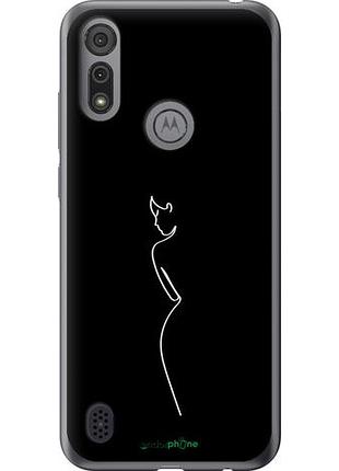 Чехол на motorola e6i силуэт1 "4590u-2355-10746"