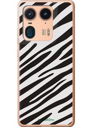 Чехол на motorola edge 50 ultra классическая зебра "4874u-3760-10746"
