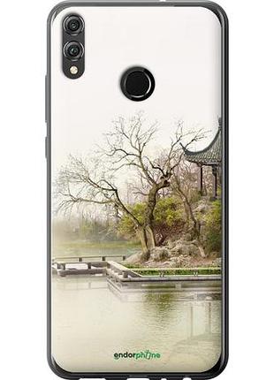 Чехол на huawei honor 8x японский пейзаж "776u-1596-10746"