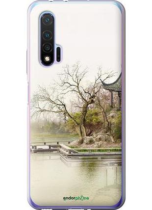 Чехол на huawei nova 6 японский пейзаж "776u-1821-10746"