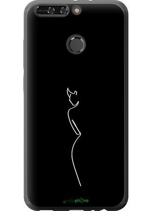 Чехол на huawei honor v9 / honor 8 pro силуэт1 "4590u-1246-10746"