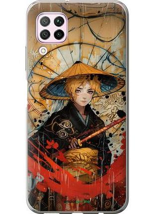 Чехол на huawei p40 lite самурайская отвага "6115u-1887-10746"