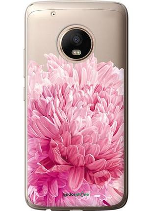 Чехол на motorola moto g5 plus хризантема "4666u-1038-10746"