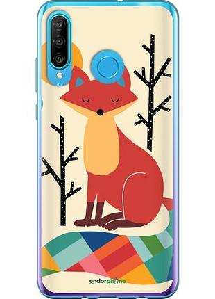Чехол на huawei p30 lite rainbow fox "4010u-1651-10746"