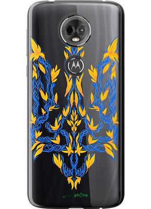 Чехол на motorola moto e5 plus герб украины v3 "5313u-1412-10746"
