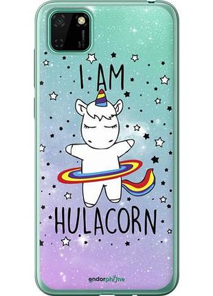 Чехол на huawei y5p i'm hulacorn "3976u-1936-10746"