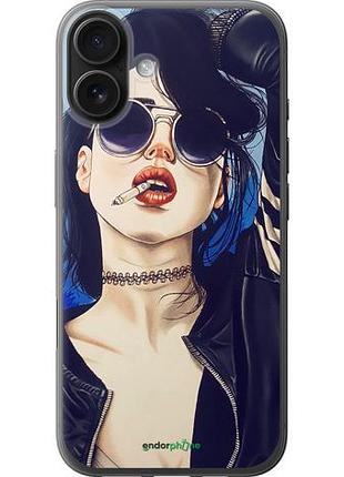 Чехол на iphone 16 plus девушка на стиле "4151u-3714-10746"