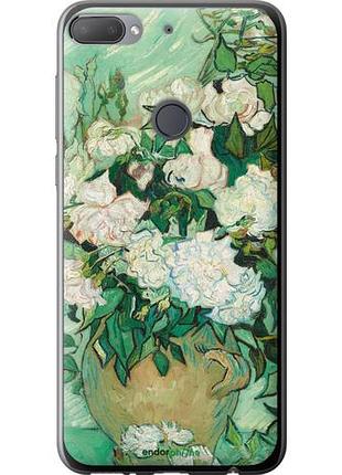 Чохол на htc desire 12 plus вінсент ван гог. ваза з трояндами "5543u-1485-10746"