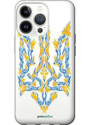 Чехол на iphone 13 pro герб украины v3 "5313u-2372-10746"