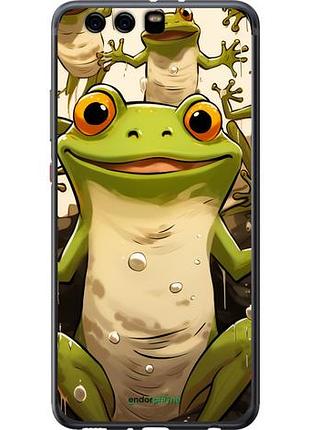 Чехол на huawei p10 plus веселая жаба "5658u-963-10746"