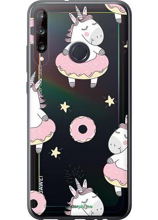 Чехол на huawei p40 lite e единорожки "4659u-1875-10746"