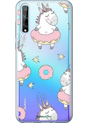 Чехол на huawei p smart s единорожки "4659u-1813-10746"