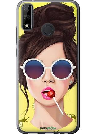 Чохол на huawei p smart 2020 дівчина з чупа-чупсом "3979u-2060-10746"