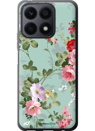Чехол на huawei honor x8a цветочные обои 2 "862u-2963-10746"