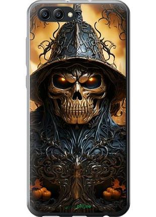 Чехол на huawei honor v10 / view 10 череп 2 "5652u-1579-10746"