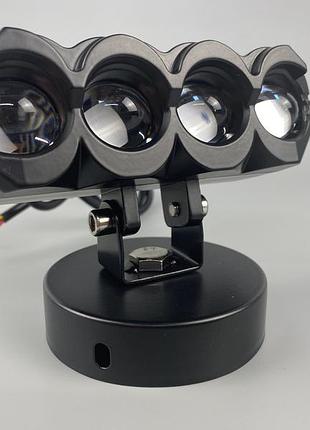 1шт! фара led 40w с четкой световой границей. 9-85v ближний + дальний свет