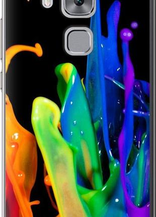 Чехол на huawei nova plus брызги краски "3957u-961-10746"