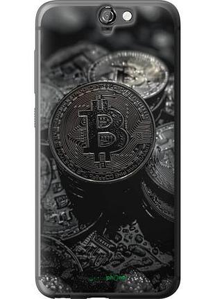 Чехол на htc one a9 black bitcoin "6090u-156-10746"