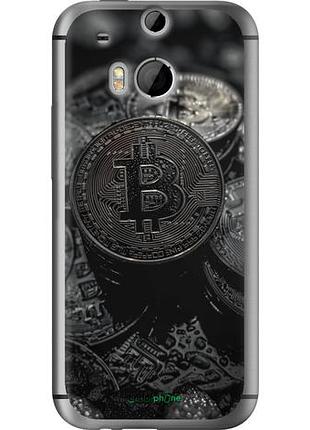 Чехол на htc one m8 black bitcoin "6090u-30-10746"