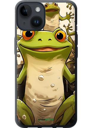 Чехол на iphone 14 веселая жаба "5658u-2648-10746"