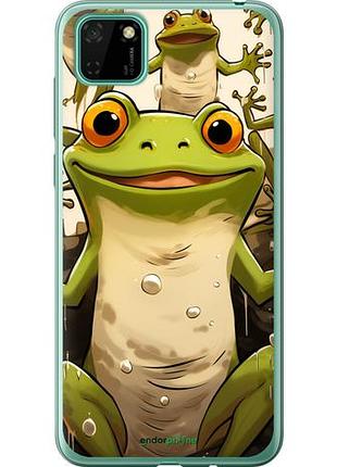 Чехол на huawei y5p веселая жаба "5658u-1936-10746"