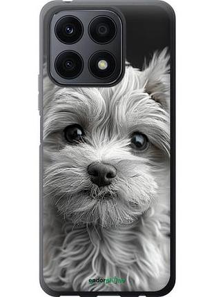 Чехол на huawei honor x8a мальтипу на чорном фоне "6156u-2963-10746"