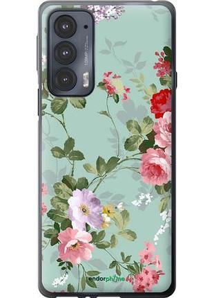 Чехол на motorola edge 20 цветочные обои 2 "862u-2497-10746"