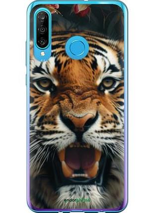 Чохол на huawei p30 lite тигрова велич "6080u-1651-10746"