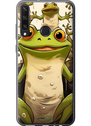 Чехол на huawei y6p веселая жаба "5658u-1952-10746"