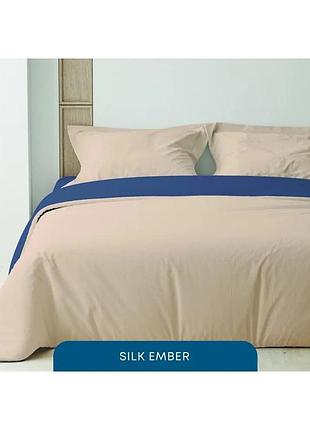 Комплект постільної білизни теп silk ember бязь 215-150 см бежевий