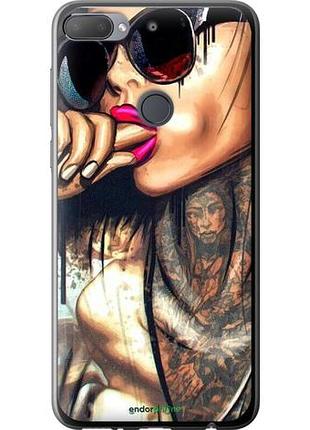Чохол на htc desire 12 plus дівчина в тату "4001u-1485-10746"