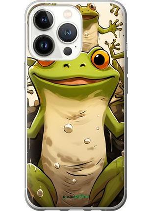 Чехол на iphone 13 pro веселая жаба "5658u-2372-10746"