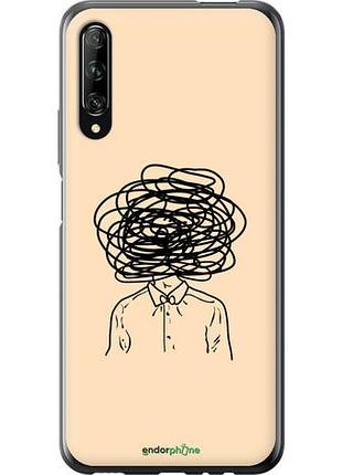 Чехол на huawei p smart pro мысли "4568u-1906-10746"