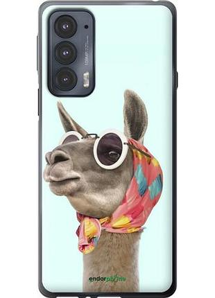 Чехол на motorola edge 20 модная лама "4479u-2497-10746"
